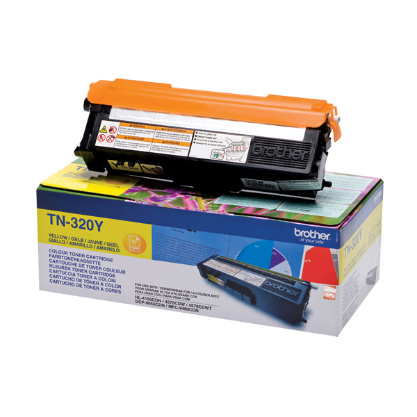 Brother - Toner - Giallo - TN320Y -1500 pag