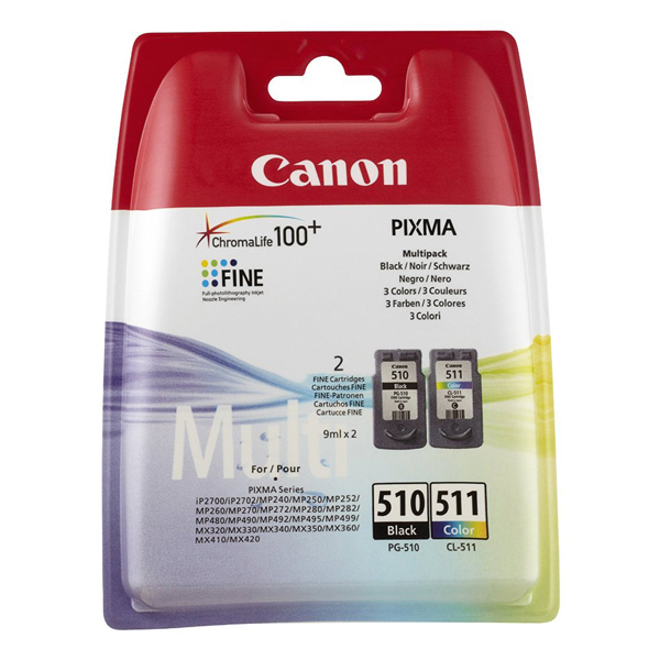 Canon - Confezione Serbatoio inchiostro - C/M/Y/K - 2970B010 - C/M/Y 244 pag / K 240 pag