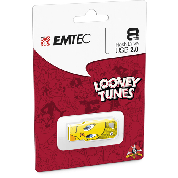 Emtec - Memoria Usb 2.0 - Tweety - ECMMD8GM752L100 - 8GB