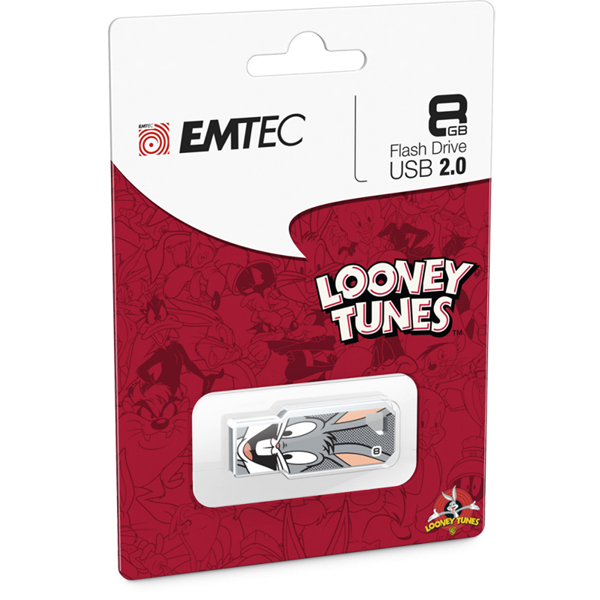 Emtec - Memoria Usb 2.0 - Bugs Bunny - ECMMD8GM752L104 - 8GB
