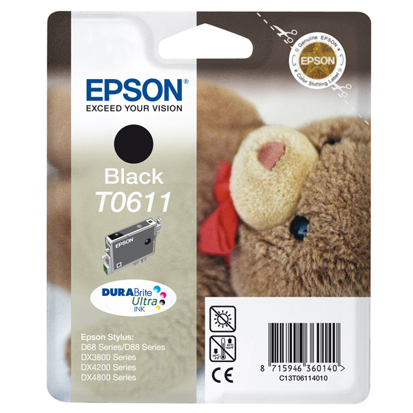 Epson - Cartuccia ink - Nero - C13T06114010 - 8ml