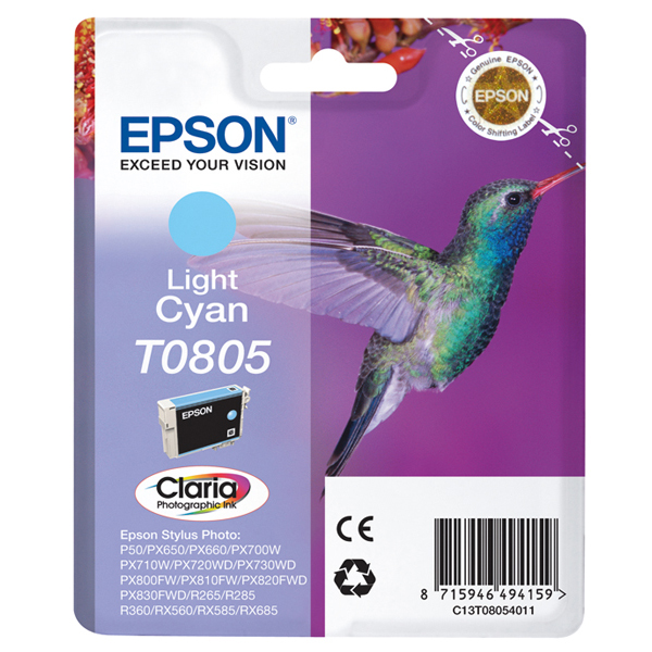 Epson - Cartuccia ink - Ciano chiaro - C13T08054011  - 7,4ml