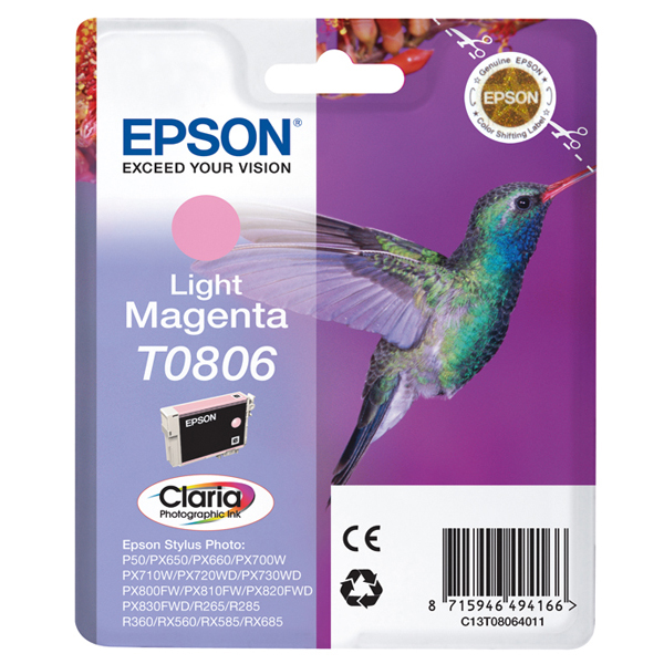 Epson - Cartuccia ink - Magenta chiaro - C13T08064011  - 7,4ml