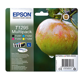 Epson - Multipack Cartuccia ink - C/M/Y/K - C13T12954012 - C/M/Y 11,2ml - K 7ml