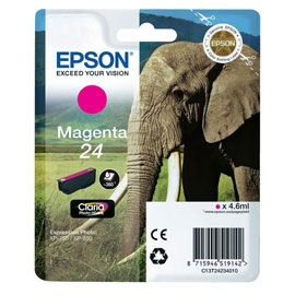 Epson - Cartuccia ink - 24 - Magenta - C13T24234012 - 4,6ml