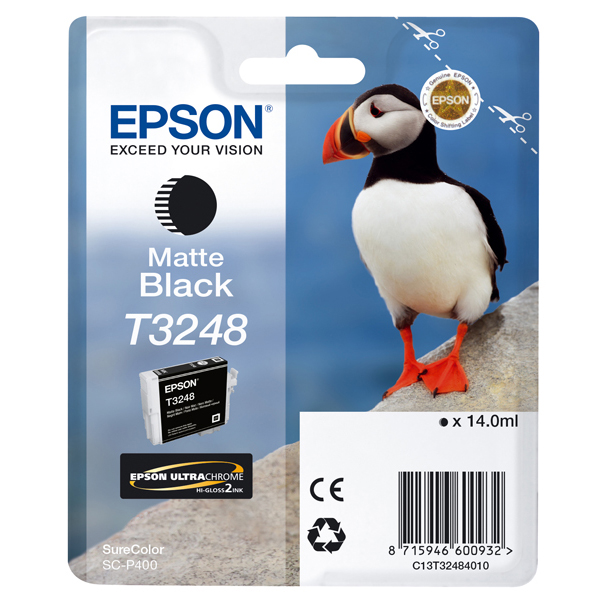 Epson - Cartuccia ink - Nero opaca - C13T32484010 - 14ml