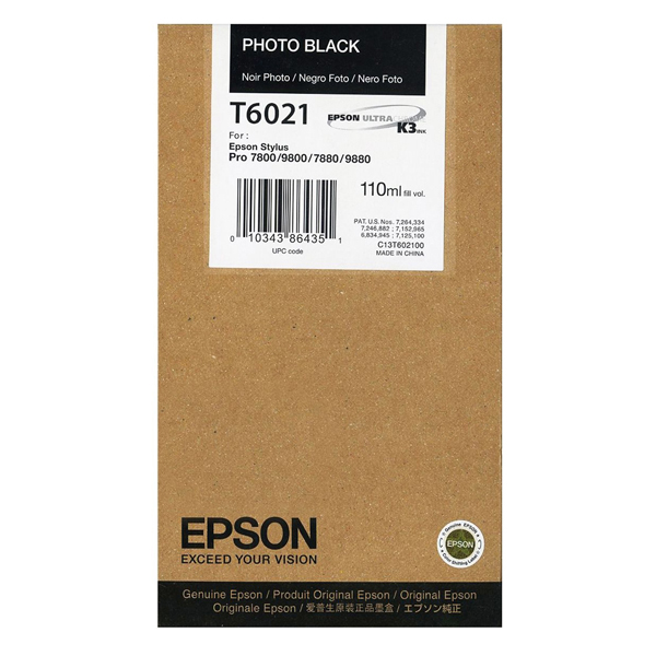 Epson - Tanica - Nero Photo - C13T602100 - 110ml