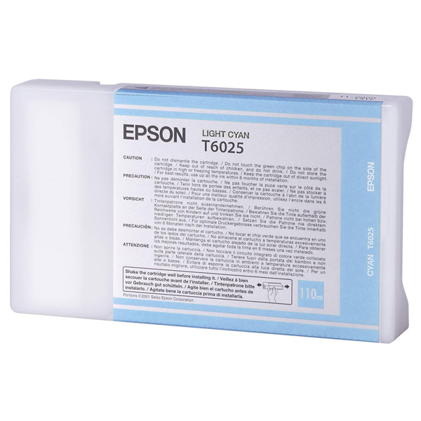 Epson - Tanica - Ciano chiaro - C13T602500 - 110ml
