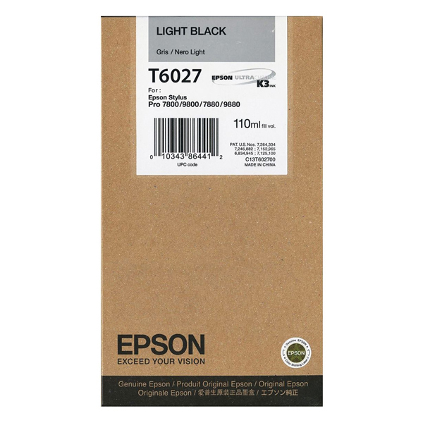 Epson - Tanica - Nero chiaro - C13T602700 - 110ml