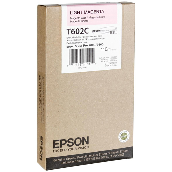 Epson - Tanica - Magenta chiaro - C13T602C00 - 110ml