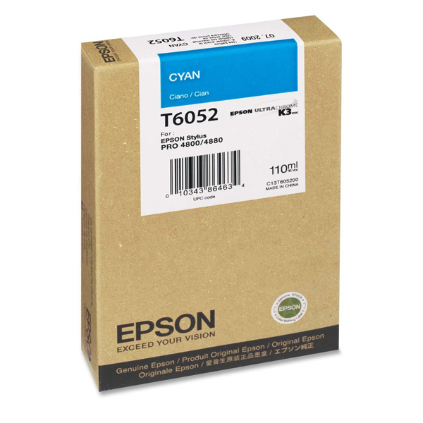 Epson - Tanica - Ciano - C13T605200 - 110ml