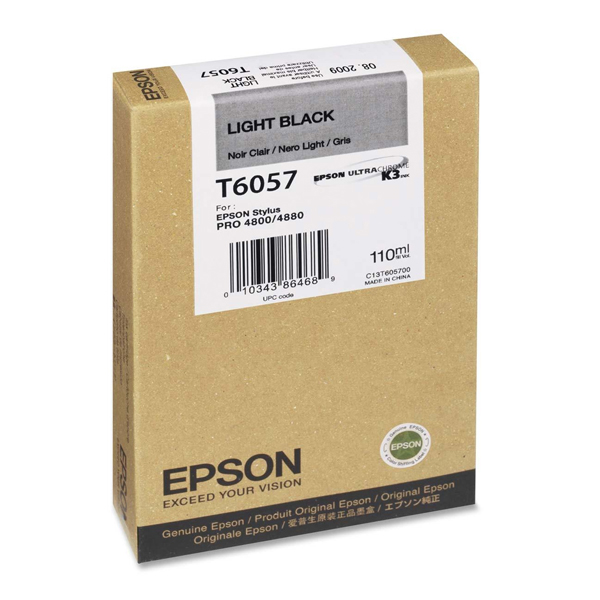 Epson - Tanica - Nero chiaro - C13T605700 - 110ml