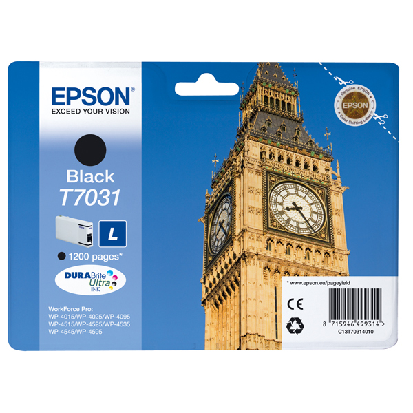 Epson - Tanica - Nero - C13T70314010 - 24ml