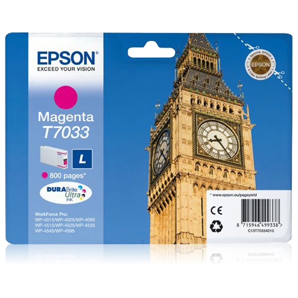 Epson - Tanica - Magenta - C13T70334010 - 9,6ml