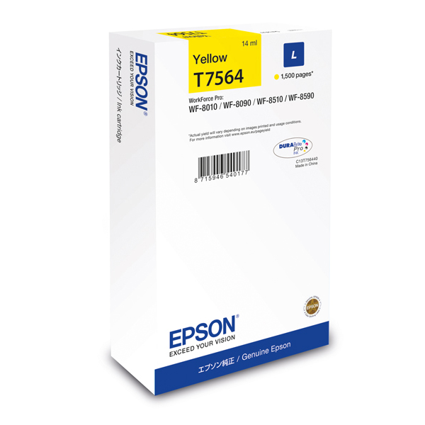 Epson - Tanica - Giallo - C13T756440  - 14ml