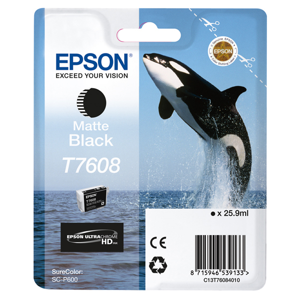 Epson - Cartuccia ink - Nero opaco - C13T76084010 - 25,9ml