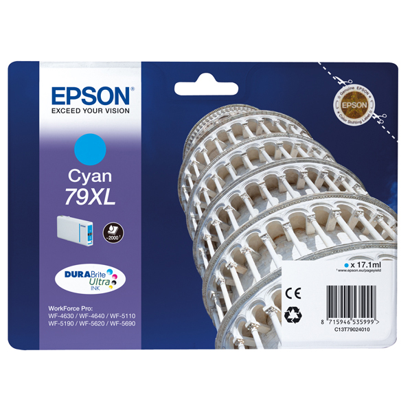 Epson - Tanica - 79XL - Ciano - C13T79024010 - 17,1ml