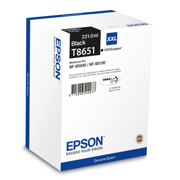 Epson - Tanica - Nero - C13T865140 - 221ml