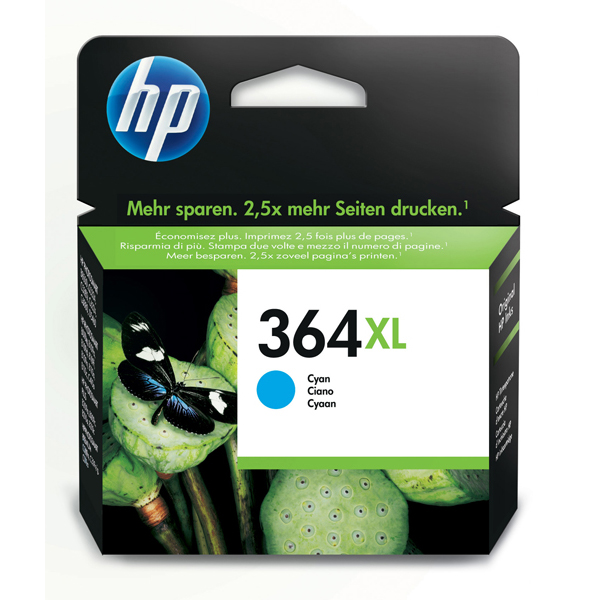 Hp - Cartuccia ink - 364XL - Ciano - CB323EE - 750 pag