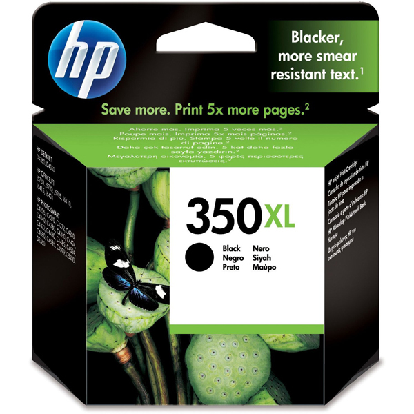 Hp - Cartuccia ink - 350XL - Nero - CB336EE - 860 pag