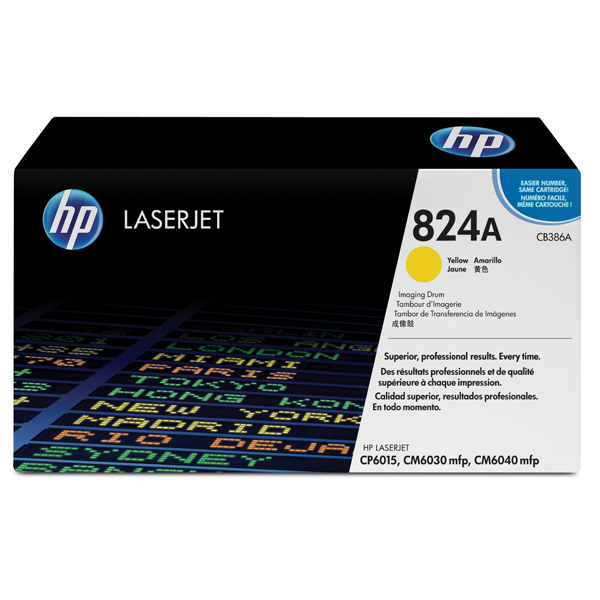 Hp - Tamburo - 824A - Giallo - CB386A - 35.000 pag