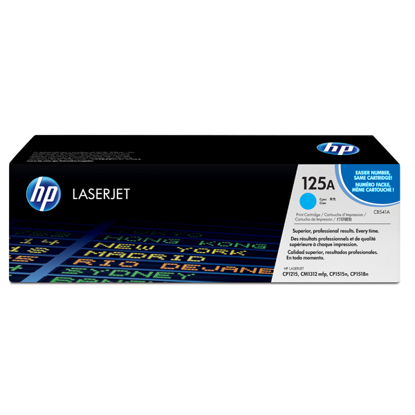 Hp - Toner - 125A - Ciano - CB541A - 1.400 pag