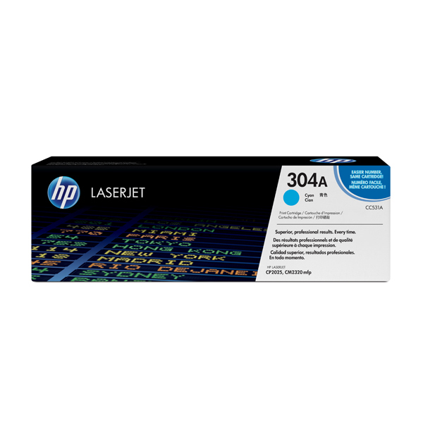 Hp - Toner - 304A - Ciano - CC531A - 2.800 pag