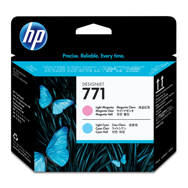 Hp - Testina di stampa - Magenta chiaro / Ciano chiaro - CE019A - 775 pag