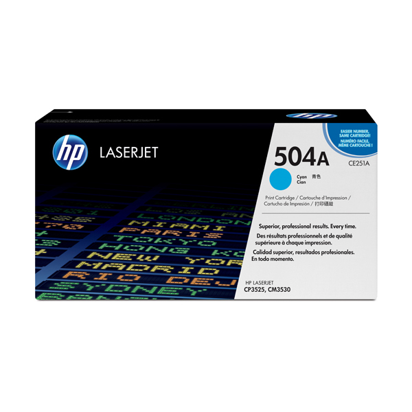 Hp - Toner - 504A - Ciano - CE251A - 7.000 pag