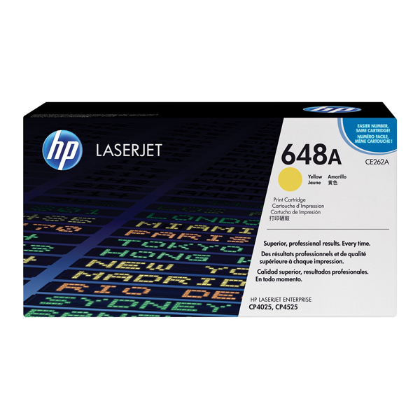 Hp - Toner - 648A - Giallo - CE262A - 11.000 pag