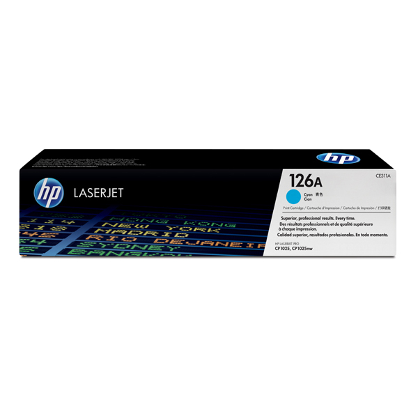 Hp - Toner - 126A - Ciano - CE311A - 1.000 pag