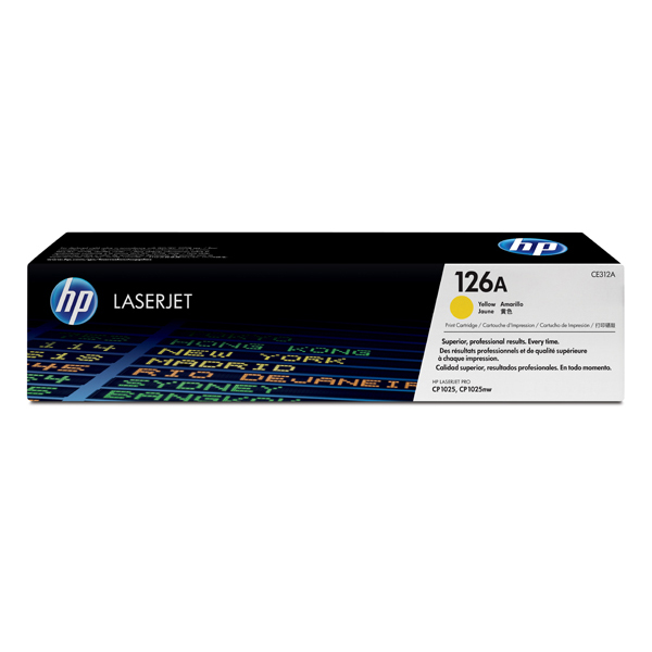 Hp - Toner - 126A - Giallo - CE312A - 1.000 pag