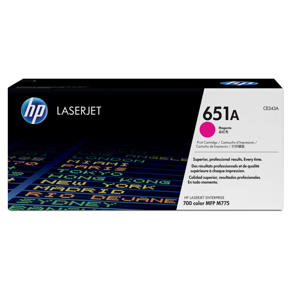 Hp - Toner - 651A - Magenta - CE343A - 16.000 pag