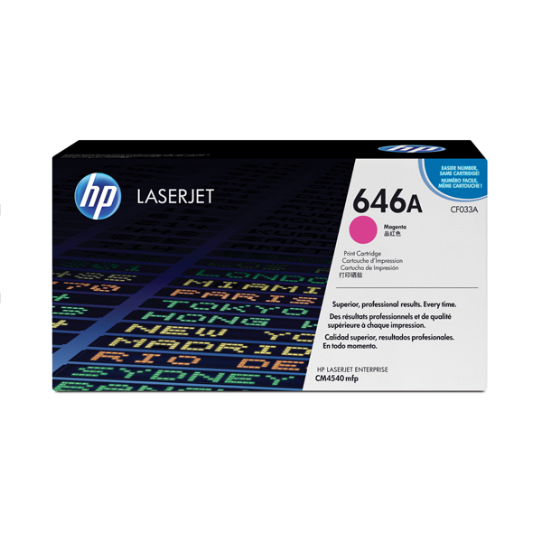 Hp - Toner - 646A - Magenta - CF033A - 12.500 pag