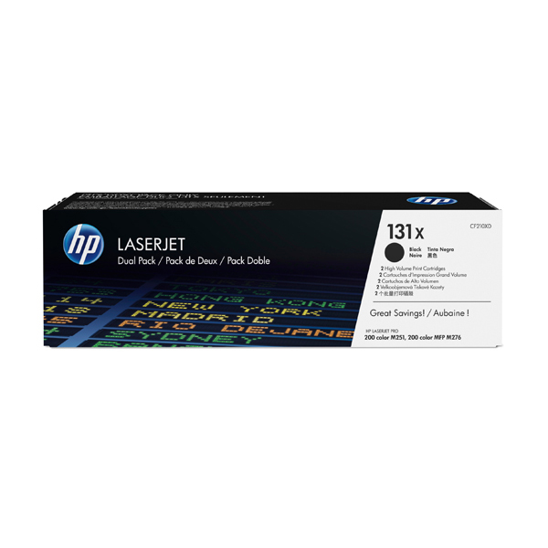 Hp - Confezione 2 Toner - 131X - Nero - CF210XD - 2.400 pag cad