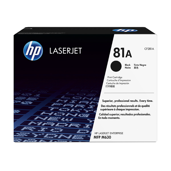 Hp - Toner - 81A - Nero - CF281A - 10.500 pag