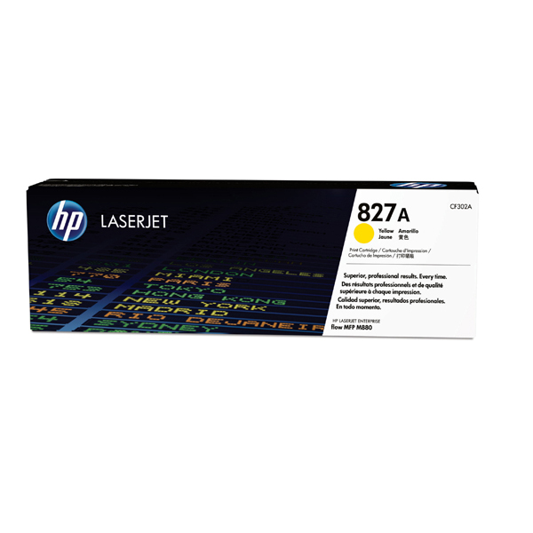 Hp - Toner - 827 - Giallo - CF302A - 32.000 pag