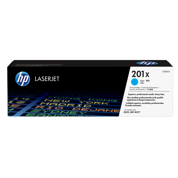 Hp - Toner - 201X - Ciano - CF401X - 2.300 pag