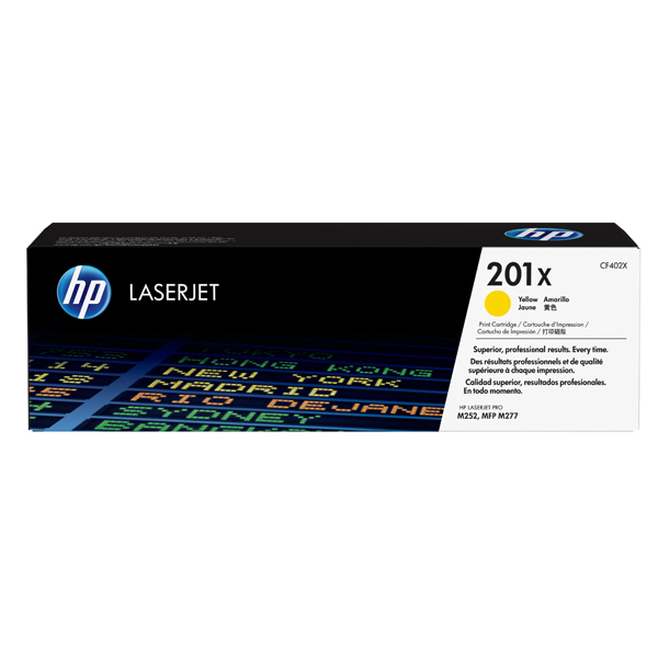 Hp - Toner - 201X - Giallo - CF402X - 2.300 pag