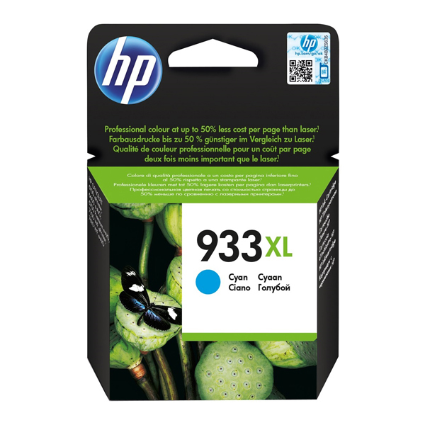 Hp - Cartuccia ink - 933XL - Ciano - CN054AE - 825 pag