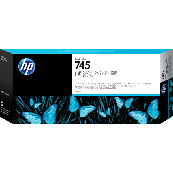 Hp - Cartuccia ink - 745 - Nero fotografico - F9K04A - 300ml