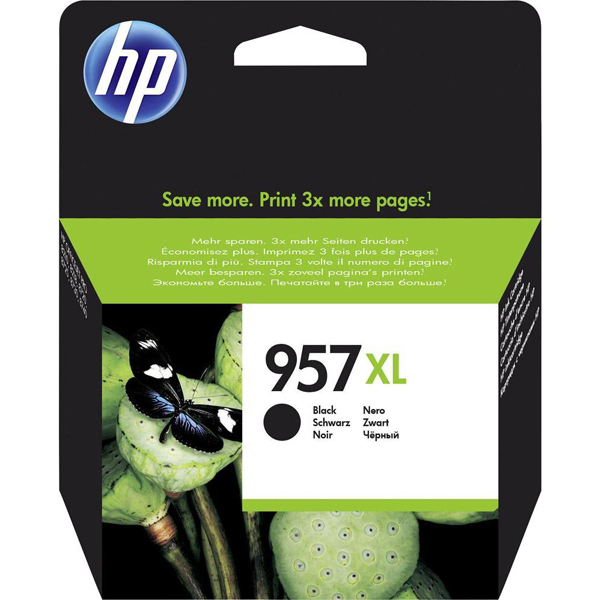 Hp - Cartuccia ink - 957XL - Nero - L0R40AE - 3.000 pag