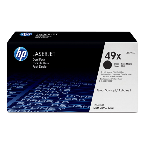 Hp - Confezione 2 Toner - 49X - Nero - Q5949XD - 6.000 pag cad