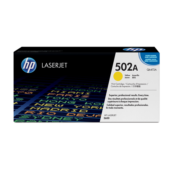 Hp - Toner - 502A - Giallo - Q6472A - 4.000 pag