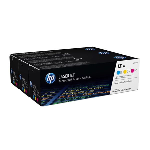 Hp - Confezione 3 Toner - 131A - C/M/Y - U0SL1AM - 1.800 pag cad