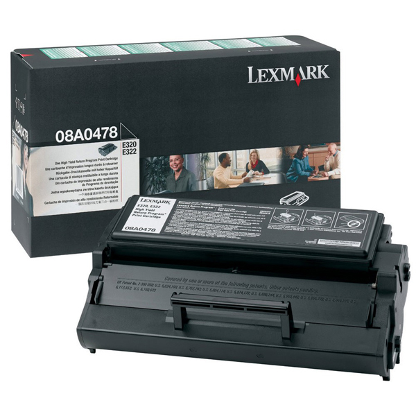 Lexmark/Ibm - Toner - Nero - 08A0478 - return program - 6.000 pag