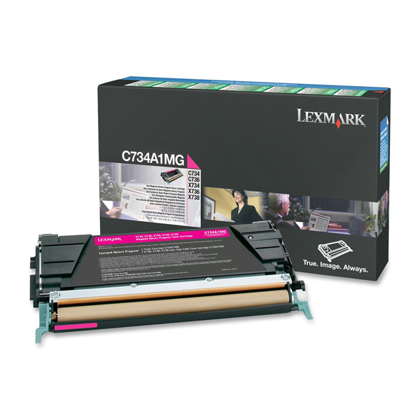 Lexmark/Ibm - Toner - Magenta - C734A1MG - return program - 6.000 pag