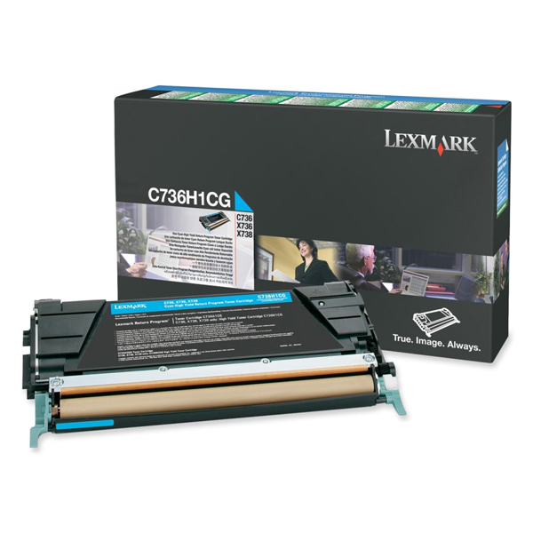 Lexmark/Ibm - Toner - Ciano - C734A1CG - return program - 6.000 pag