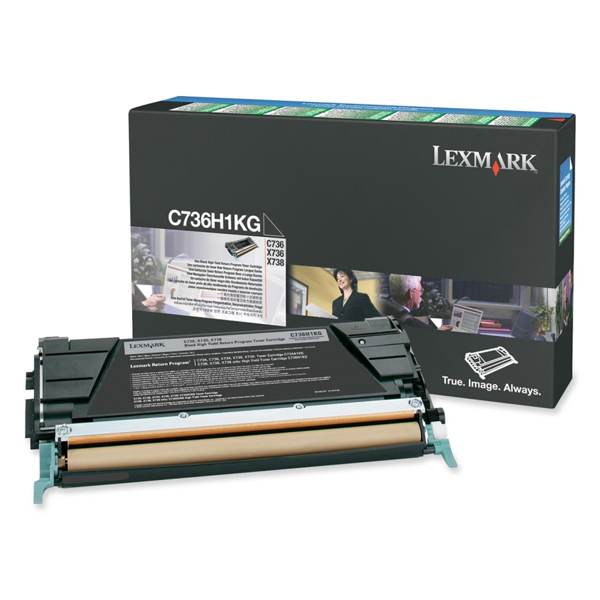 Lexmark/Ibm - Toner - Nero - C736H1KG - return program - 12.000 pag