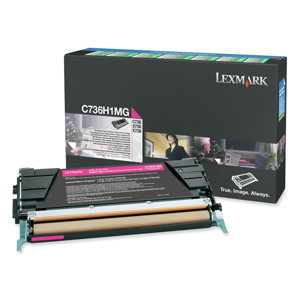 Lexmark/Ibm - Toner - Magenta - C736H1MG - return program - 10.000 pag